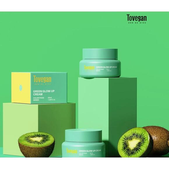 Tovegan Green Glow-Up Cream - Picture 4 of 4